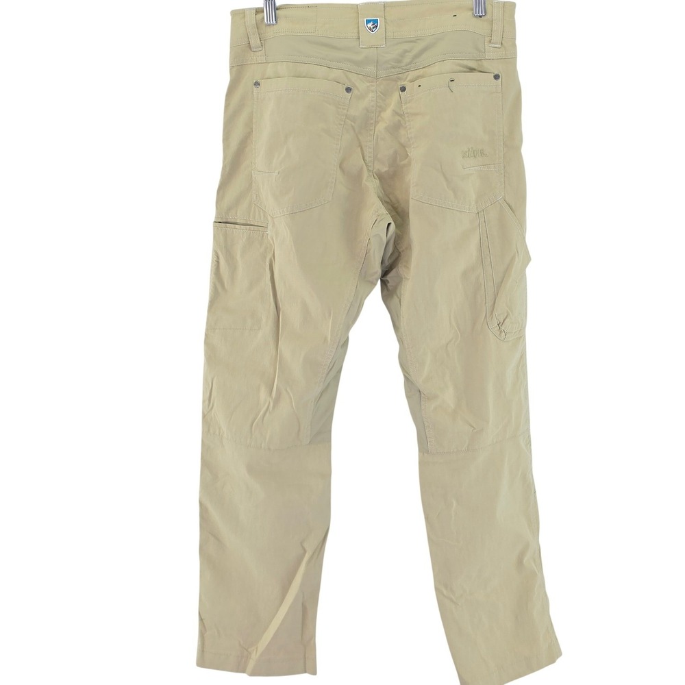Kuhl Men 32x34 Tan Outdoor Tactical Hiking Workwear Canvas Utility Pants 6653 - Picture 3 of 16